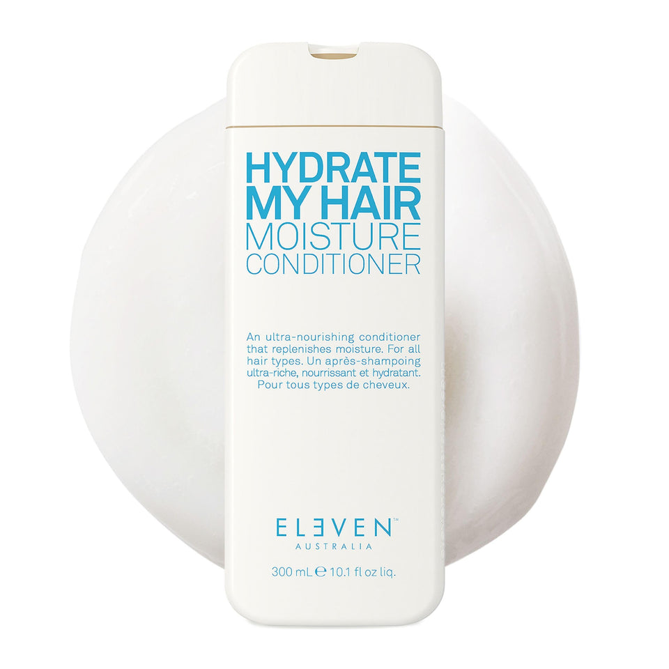 ELEVEN AUSTRALIA front packaging showing hydrate conditioner benefits