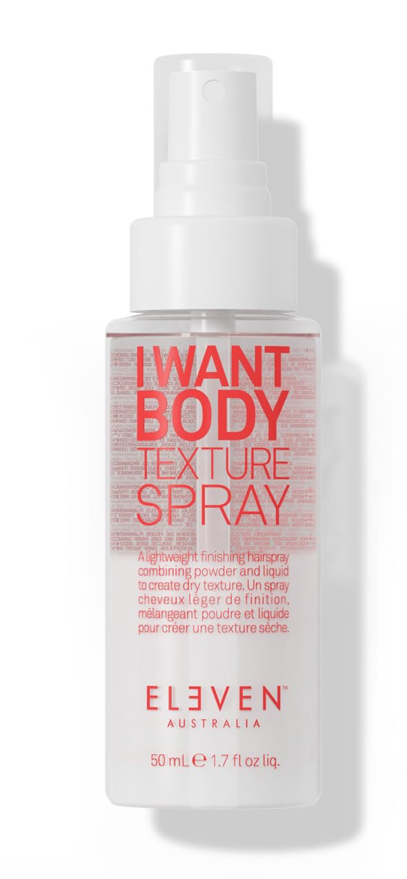 ELEVEN AUSTRALIA front packaging showing compact 1.7 fl oz bottle and label benefit