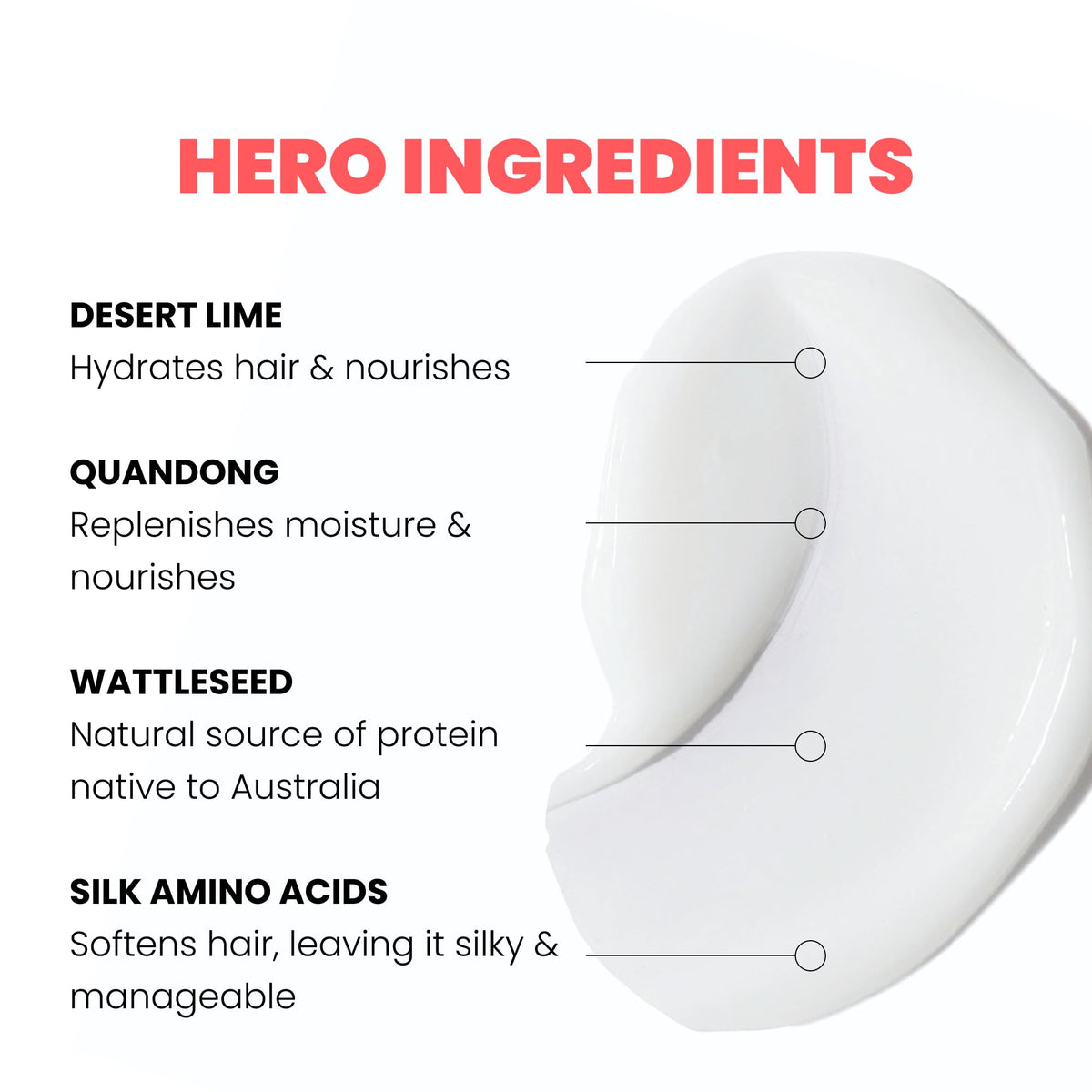ELEVEN AUSTRALIA cream texture on hand illustrating fast absorption and hydration