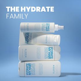 ELEVEN AUSTRALIA conditioner bottle on bathroom shelf suggesting everyday use
