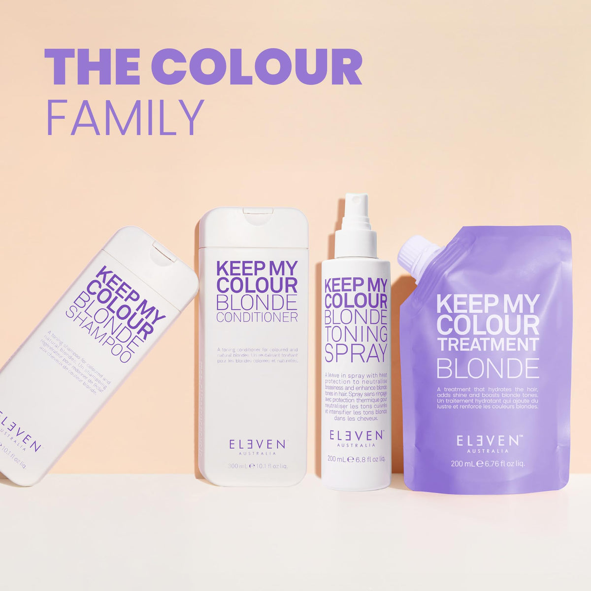 ELEVEN AUSTRALIA product on bathroom shelf suggesting salon-fresh maintenance