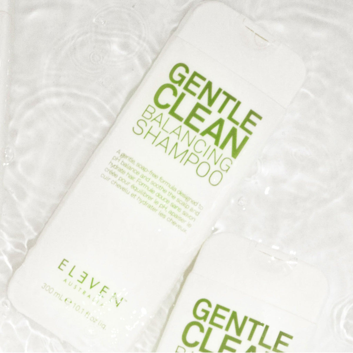 ELEVEN AUSTRALIA on bathroom shelf in styled setting suggesting daily routine integration benefit