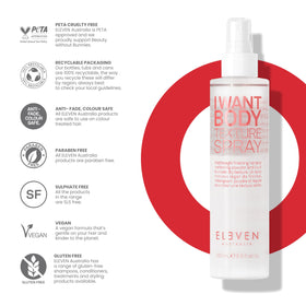 ELEVEN AUSTRALIA lifestyle shot of beachy waves showing natural matte texture