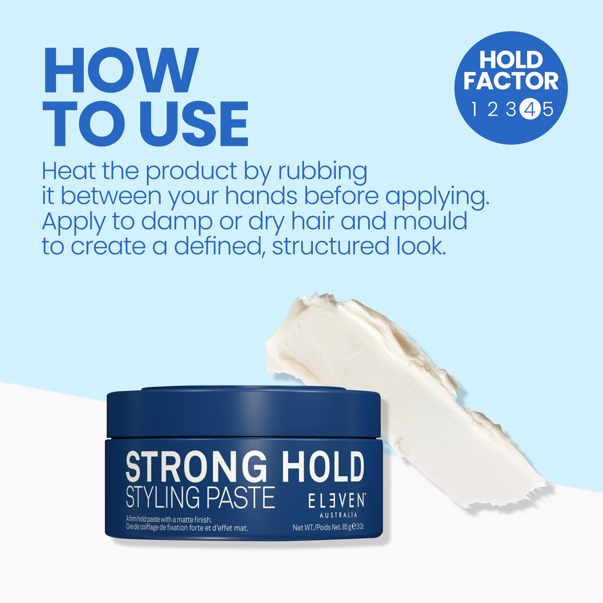 ELEVEN AUSTRALIA open jar showing paste texture and easy scoop benefit