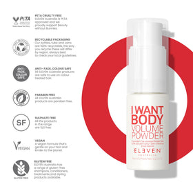 ELEVEN AUSTRALIA product held in hand showing travel-friendly 0.3 oz size
