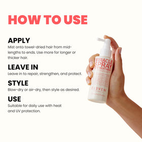 ELEVEN AUSTRALIA bottle in hand for size scale and travel convenience benefit