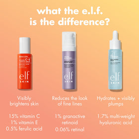 e.l.f. Bright Icon applied on hand demonstrating texture and fast-absorbing finish for smooth layering