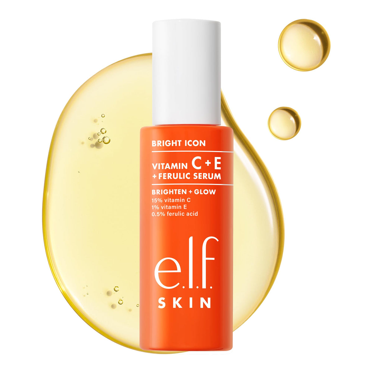 e.l.f. Bright Icon front packaging showing bottle and label for quick ID and brand trust