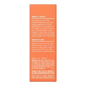 e.l.f. Bright Icon inside a travel pouch to show convenience and on-the-go brightening power