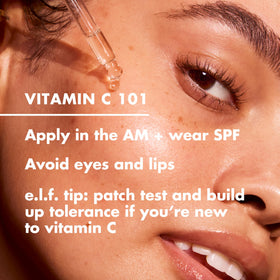 e.l.f. Bright Icon serum on hand demonstrating easy application and non-greasy finish