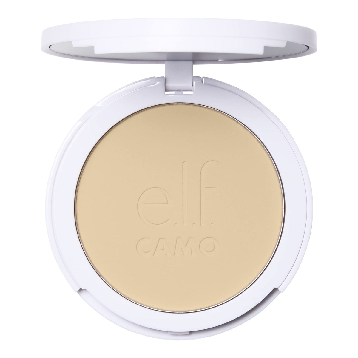 e.l.f. compact front view showing sleek design and on-the-go convenience