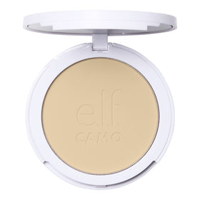 e.l.f. compact front view showing sleek design and on-the-go convenience