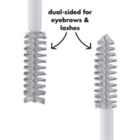 e.l.f. Clear Brow & Lash dual-ended gel showing grooming control and natural hold