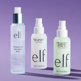 e.l.f. dewy coconut in hand size scale demonstrating travel-friendly convenience