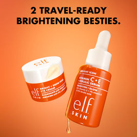 e.l.f. eye cream tube close-up showing depuffing benefit