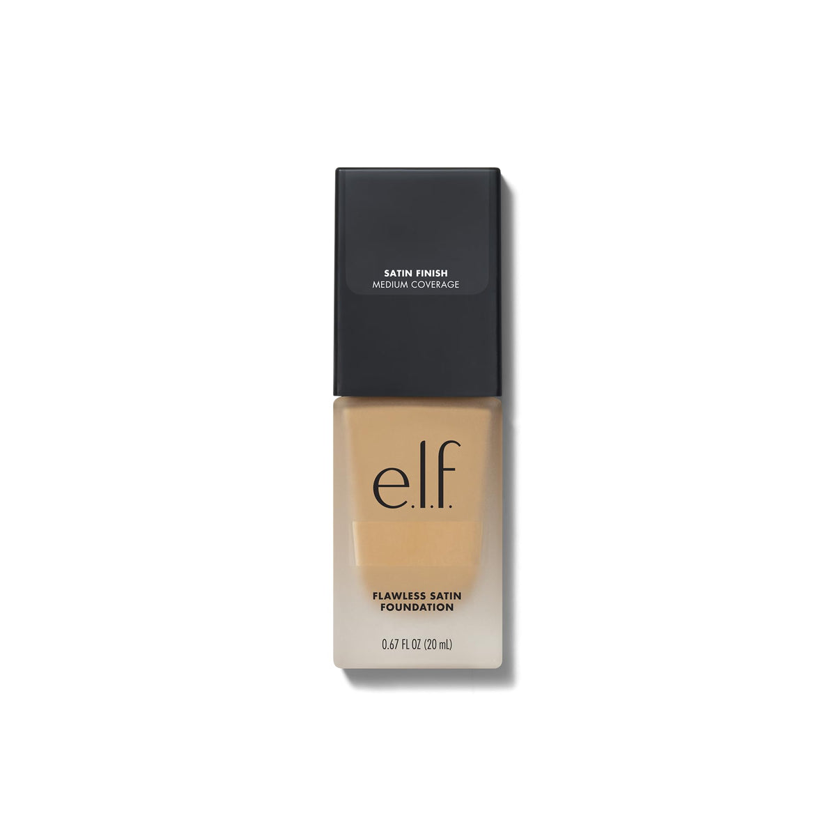 e.l.f. brush applying foundation demonstrating smooth, buildable coverage