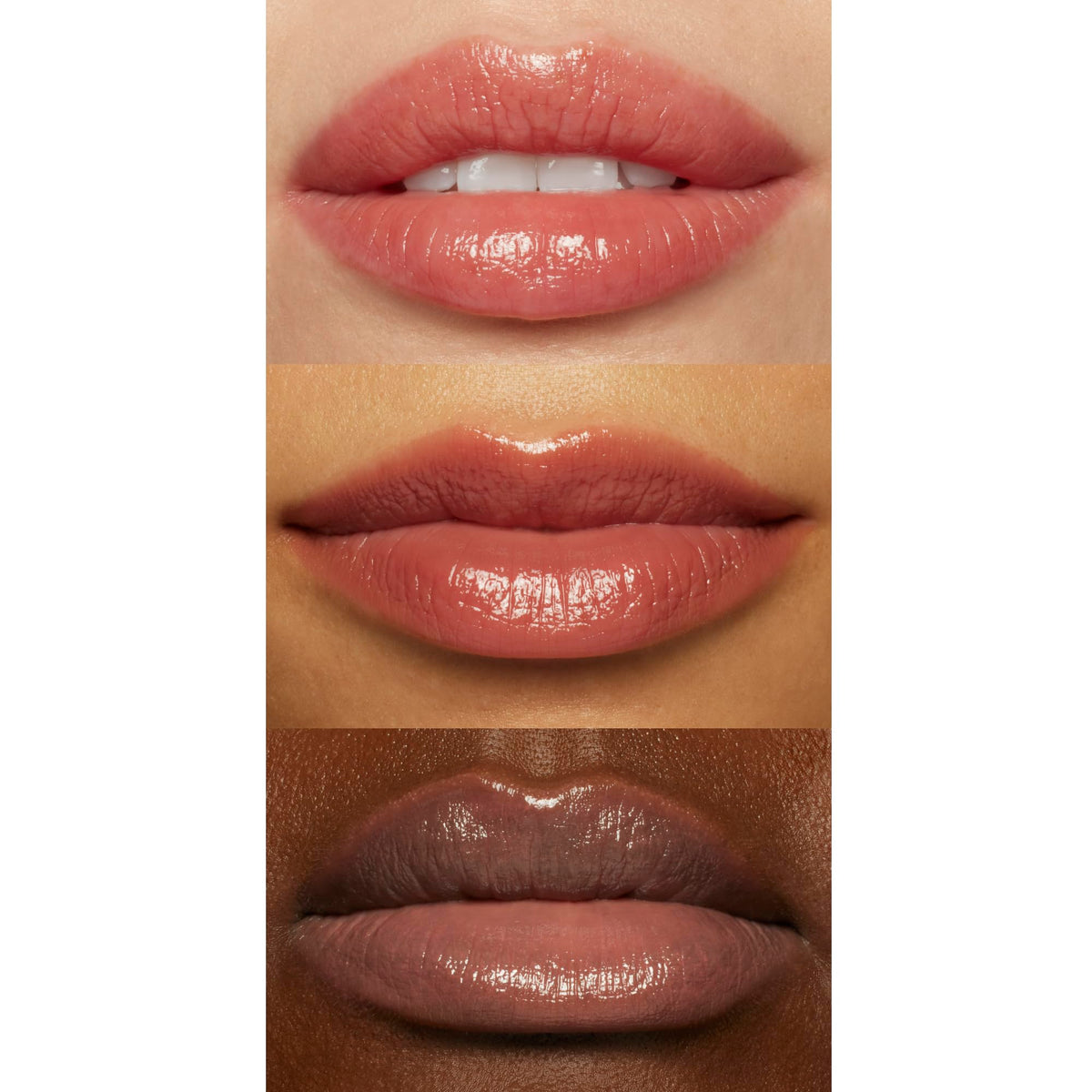 e.l.f. open slipstick with visible balm tip demonstrating smooth application