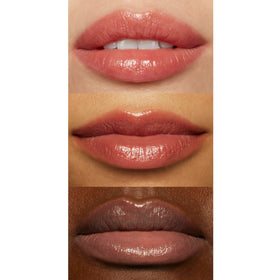 e.l.f. open slipstick with visible balm tip demonstrating smooth application