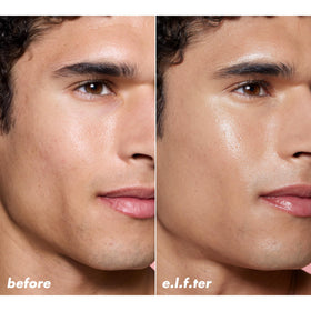 e.l.f. applying Halo Glow with fingertips for easy, streak-free coverage