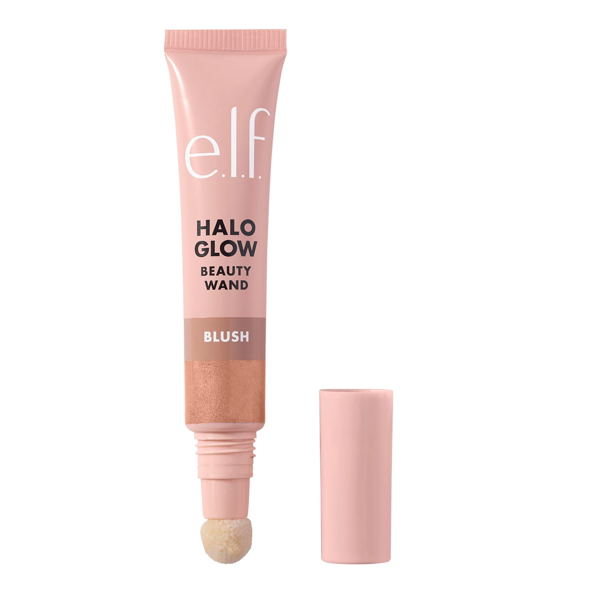 e.l.f. Halo Glow Blush wand front showing packaging and shade identification for easy selection
