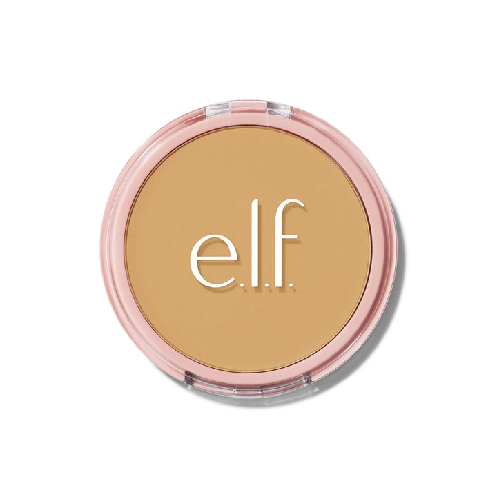 e.l.f. Halo Glow compact front showing sleek packaging and benefit