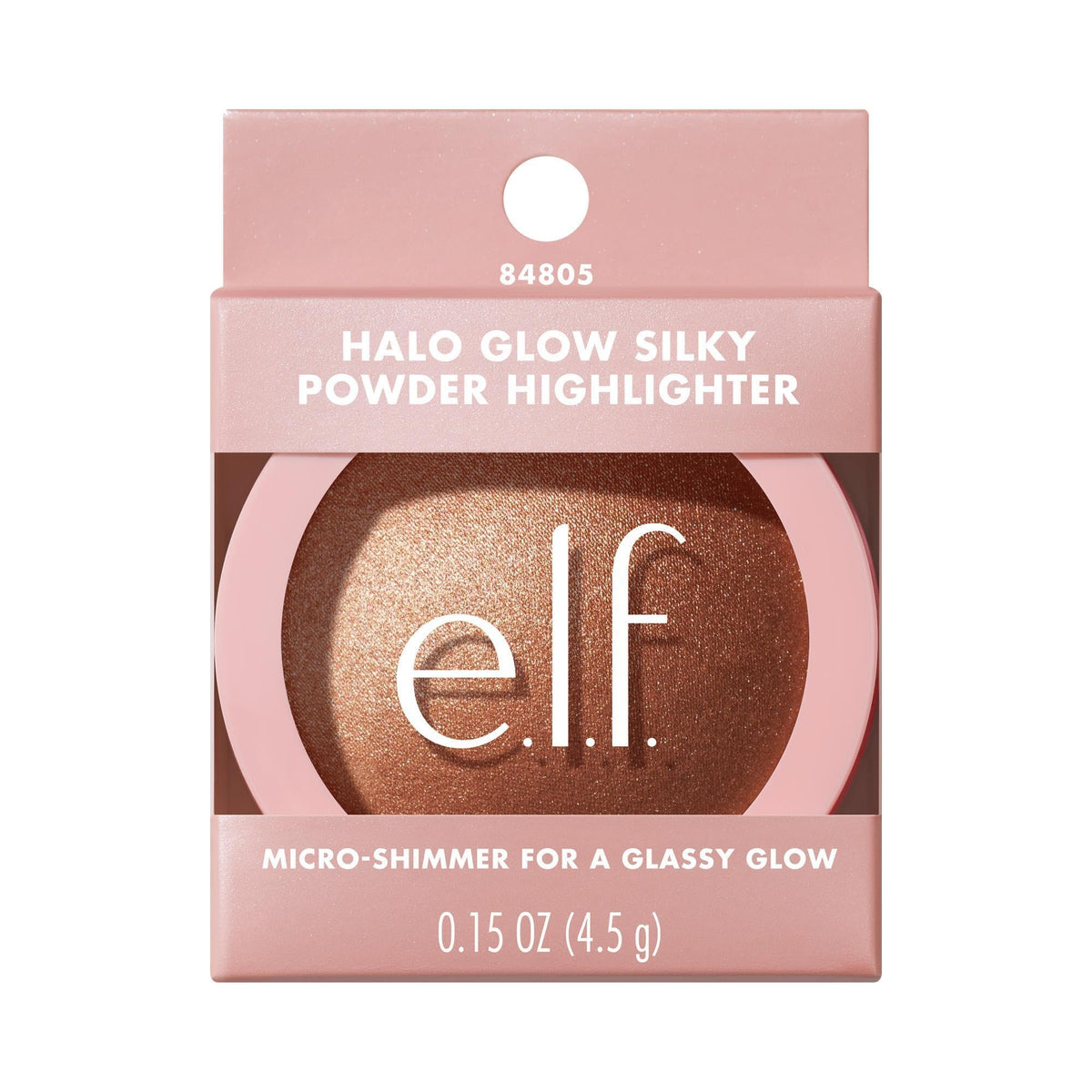 e.l.f. brush applying product to cheekbone for precise highlight