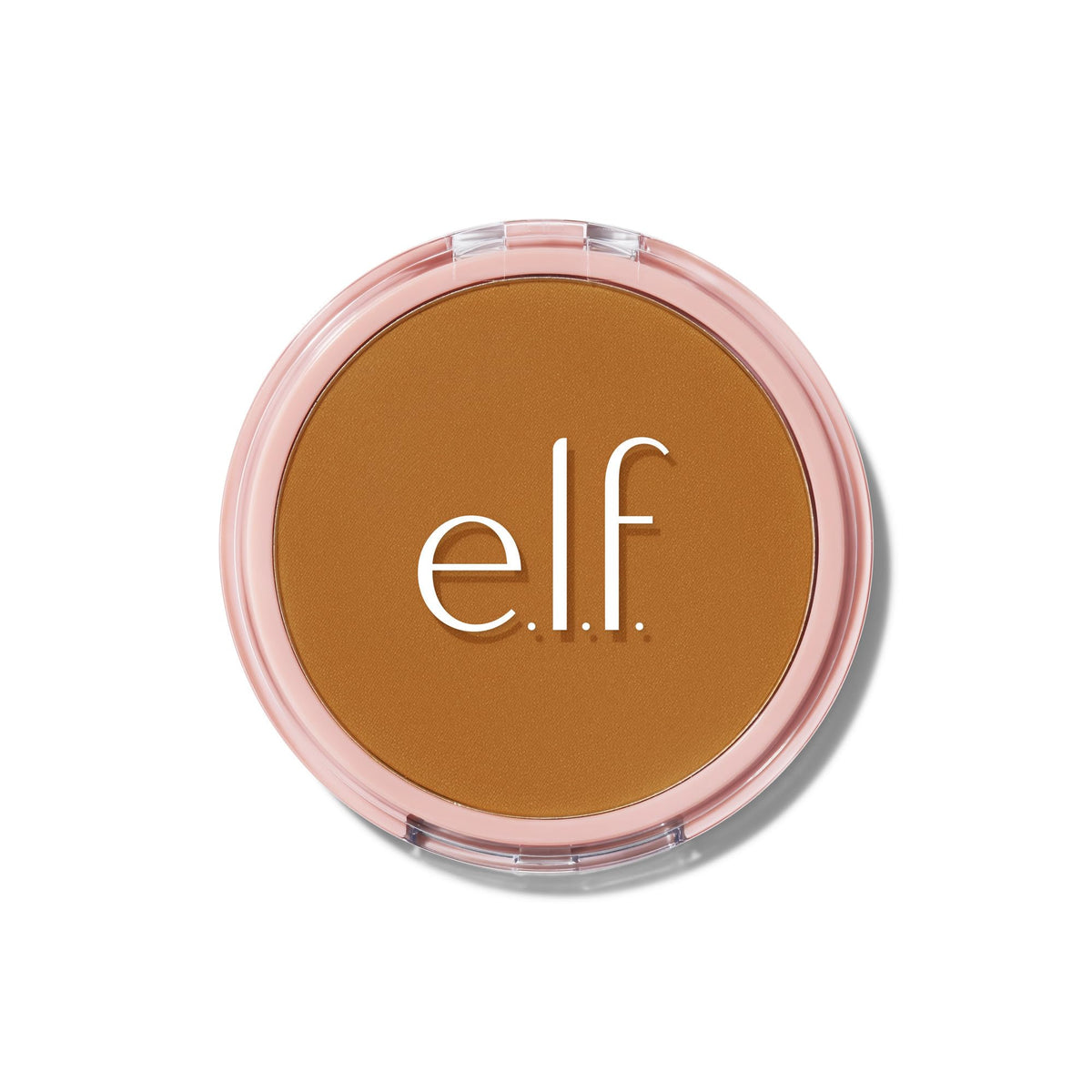 e.l.f. compact front view showing shade and sleek packaging benefit portability