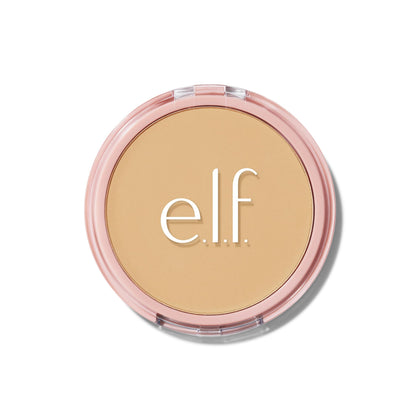 e.l.f. halo glow front compact showing sleek case and shade