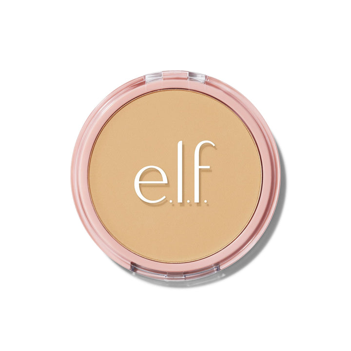 e.l.f. halo glow front compact showing sleek case and shade