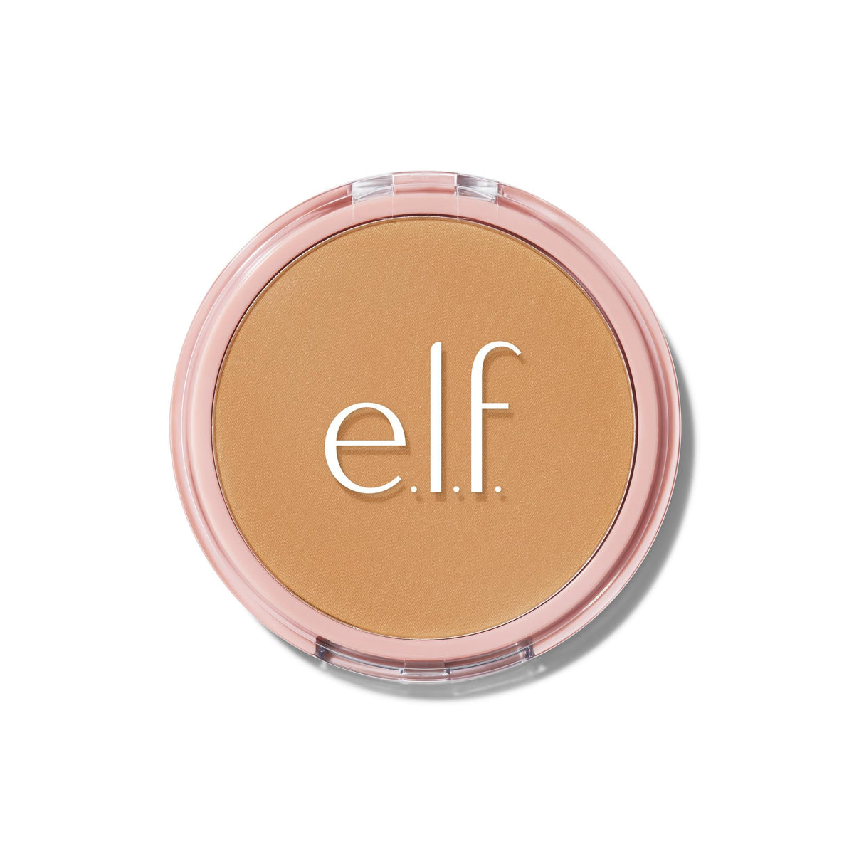 e.l.f. front packaging showing compact and shade tan warm for easy selection