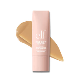 e.l.f. Halo Glow front packaging showing sleek bottle and shade label