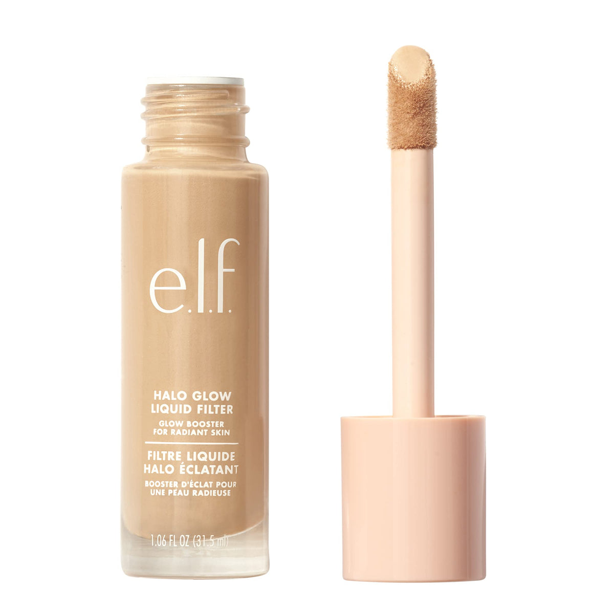 e.l.f. halo glow front packaging showing shade and label for easy selection