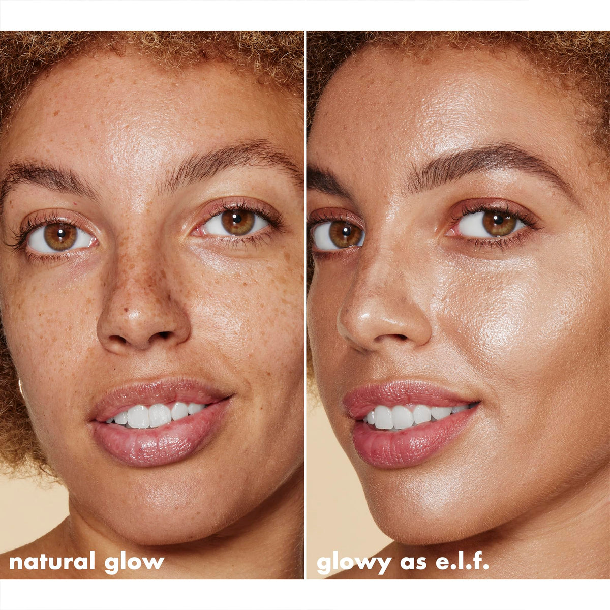 e.l.f. halo glow placed on bathroom counter in lifestyle scene inspiring daily routine glow