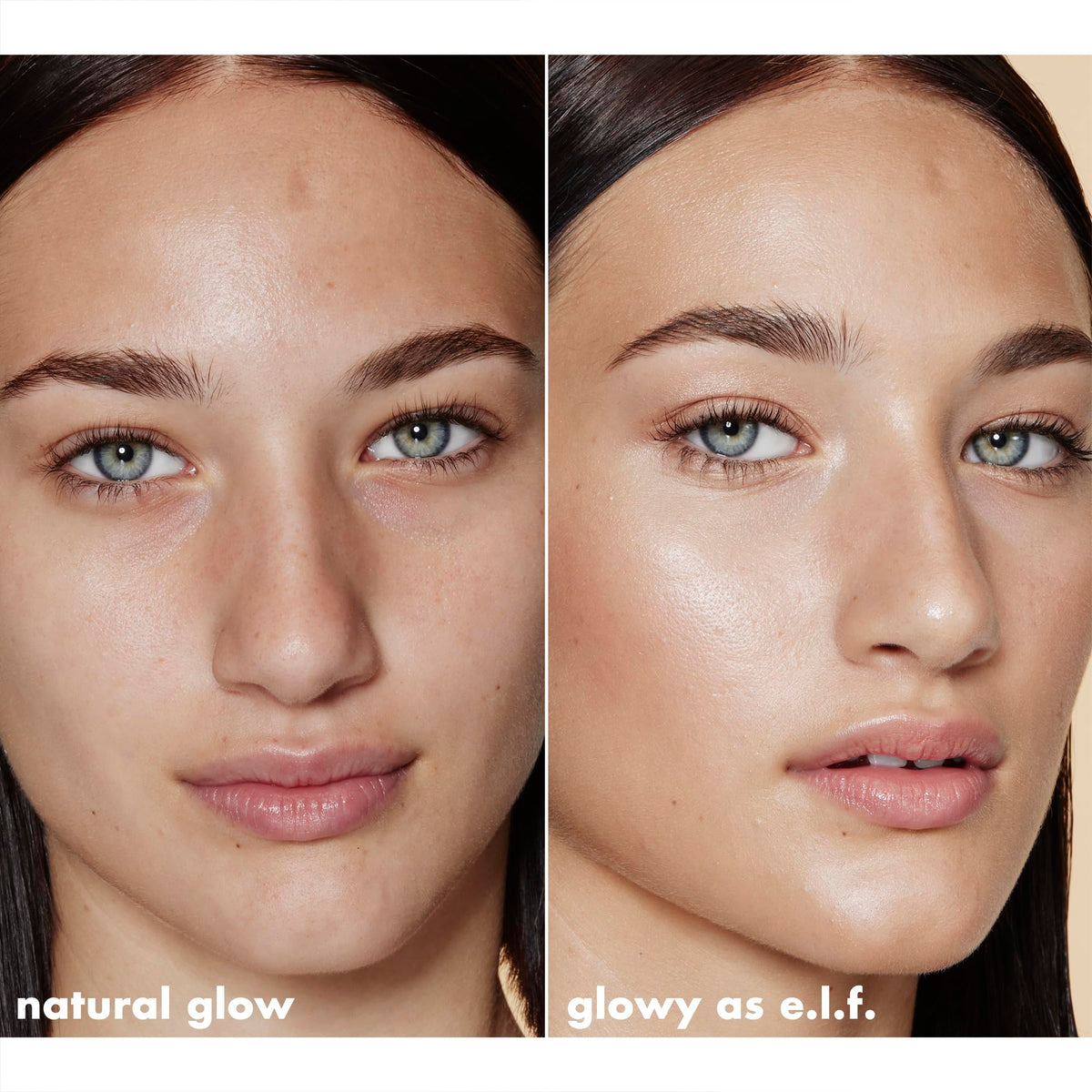 e.l.f. halo glow staged in makeup bag for travel-friendly daily glow