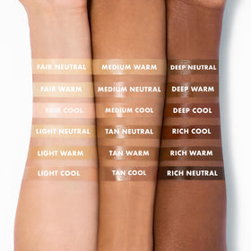 e.l.f. Halo Glow model wearing dewy makeup showing natural luminous finish