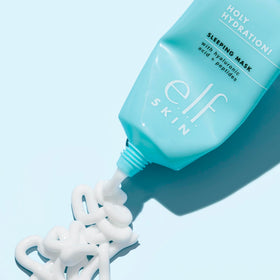 e.l.f. Holy Hydration! applied on skin before sleep demonstrating overnight hydration benefit