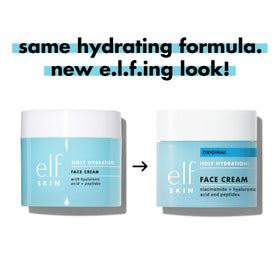 e.l.f. Holy Hydration being dispensed into hand for easy application