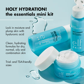 e.l.f. toner pouring to show lightweight hydration and quick absorption benefit