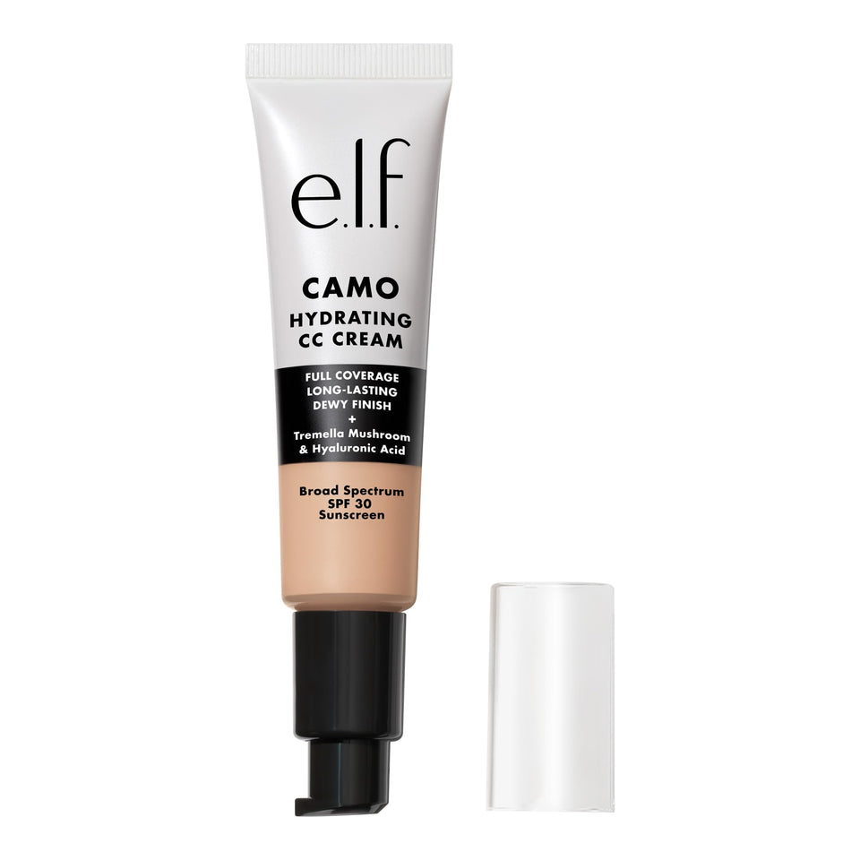 e.l.f. front packaging showing tube and shade, clear brand hydration benefit