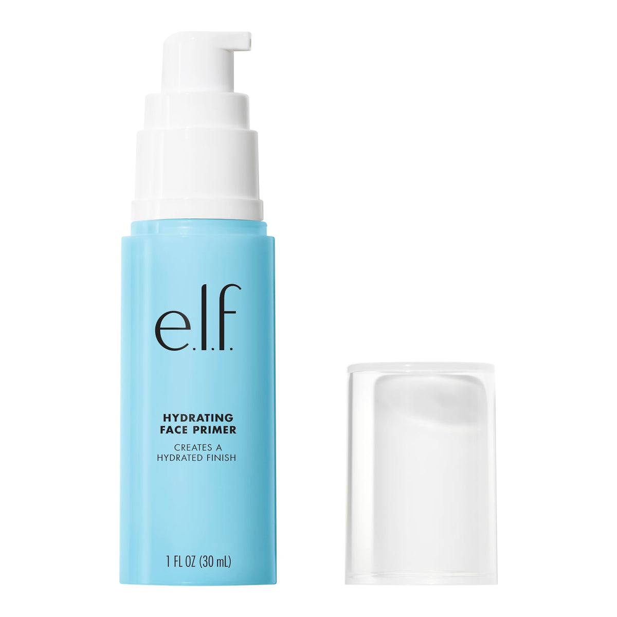 e.l.f. primer placed next to foundations illustrating improved makeup pairing