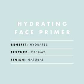 e.l.f. primer texture swipe on skin demonstrating smooth, hydrating finish
