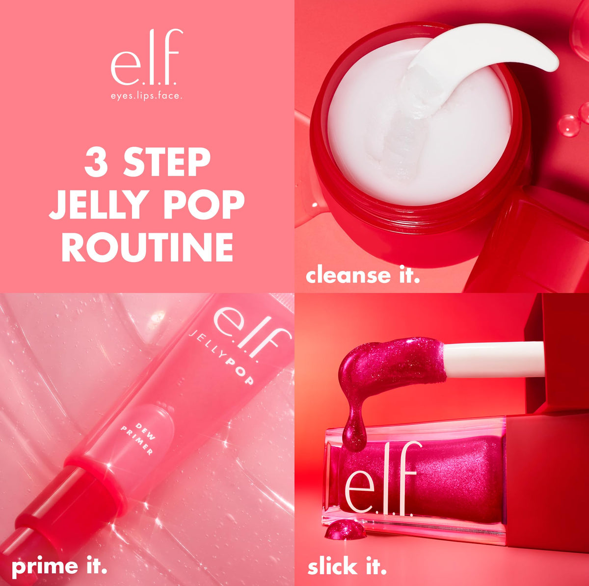 e.l.f. primer on vanity during morning routine for a fresh start