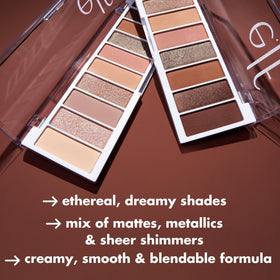 e.l.f. close-up of matte shades showing smooth texture for easy blending