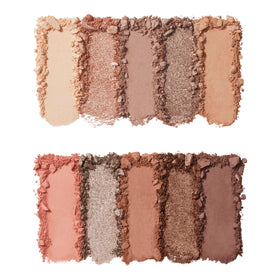 e.l.f. open palette top-down view revealing ten shades for versatile looks