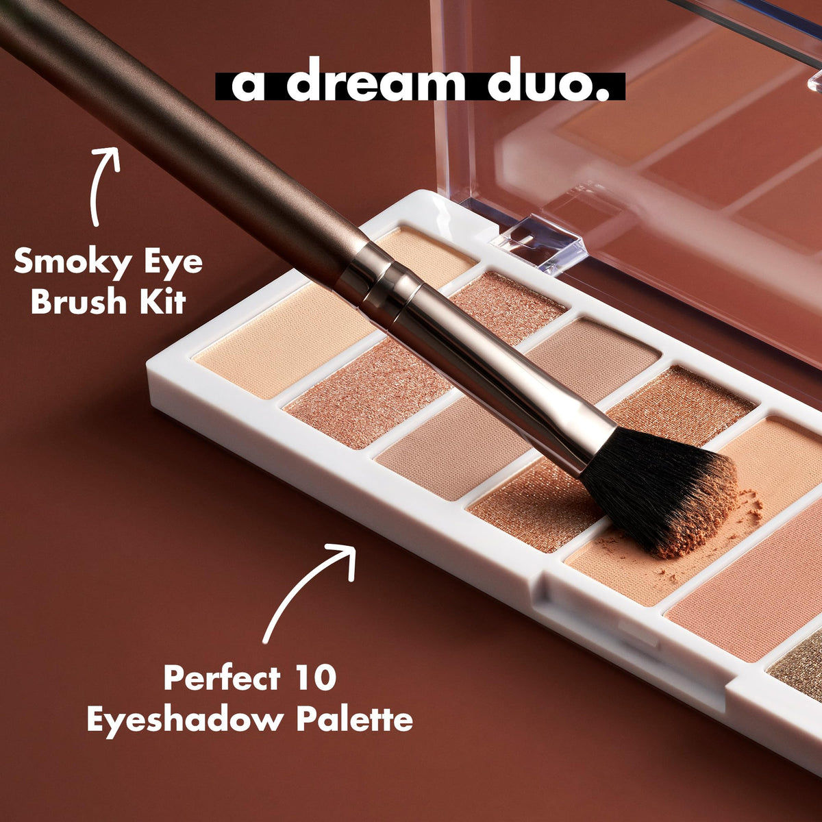 e.l.f. shimmer shade swipe demonstrating intense pigment and luminous finish