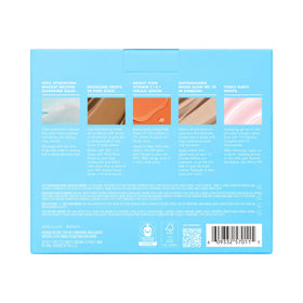 e.l.f. travel kit open in a pouch ready for packing convenience