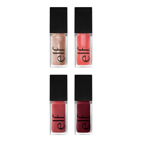 e.l.f. Crystal Baller topcoat on lips adding sparkling gloss and dimensional shine
