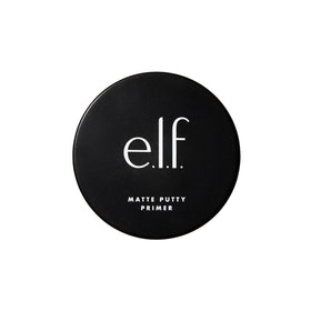 e.l.f. Matte Putty Primer applied on skin smoothing pores for a soft matte canvas