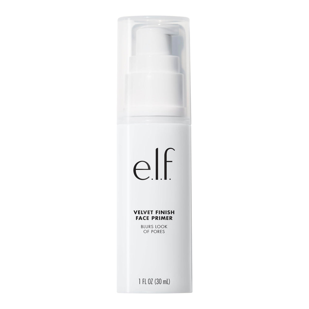 e.l.f. Mineral Infused Face Primer front packaging shows large size and branding, convenient value