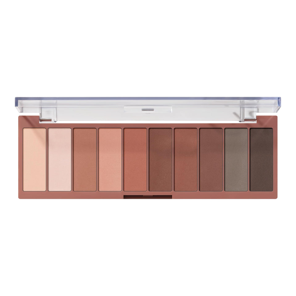 e.l.f. palette front closed showing compact packaging and travel-ready design benefit